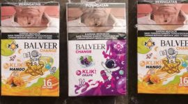 Rokok dengan merek Balveer Change varian Klik Mango dan Klik Grape kini semakin mudah ditemui di berbagai toko kelontong dan warung kecil di wilayah Madura.