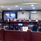 Suasana sidang putusan kasus proyek fiktif dana hibah Pemprov Jatim di PN Tipikor Surabaya pekan lalu.
