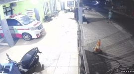 Tangkapan layar saat pelaku melancarkan aksinya.
