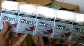 Rokok bermerek Gico diduga ilegal tanpa pita cukai, namun tetap dijual bebas di Madura dan toko online. (Foto: Istimewa)