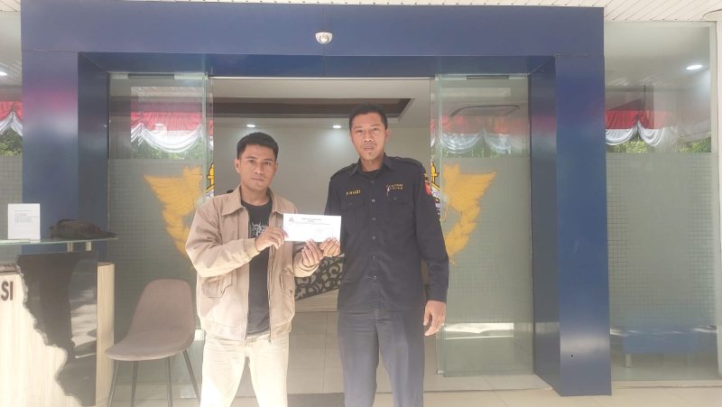 Forkot Pamekasan saat mengirimkan surat ke Bea Cukai Madura.