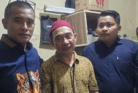Basri Ketua Tani Merdeka Pamekasan saat melayat ke rumah duka Affan Kurniawan.