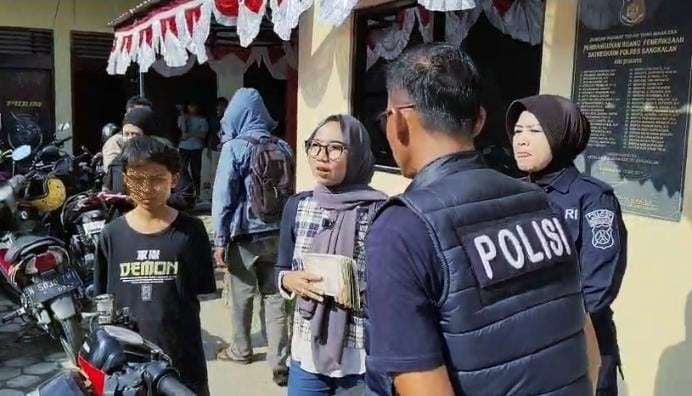 Polisi Bangkalan. (Foto: RRI).