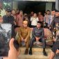 Suasana aksi unjuk rasa.