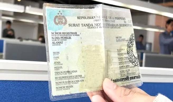 Ilustrasi STNK.