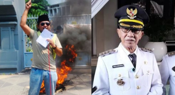 Aktivis Musfik menantang Bupati Pamekasan.