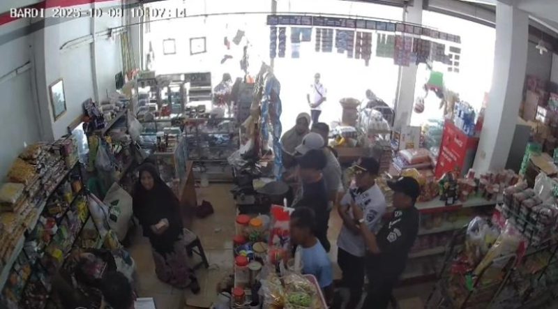 Tangkapan layar dari video yang beredar luas di media sosial.