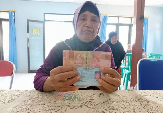 Ilustrasi penerima bantuan pemerintah.