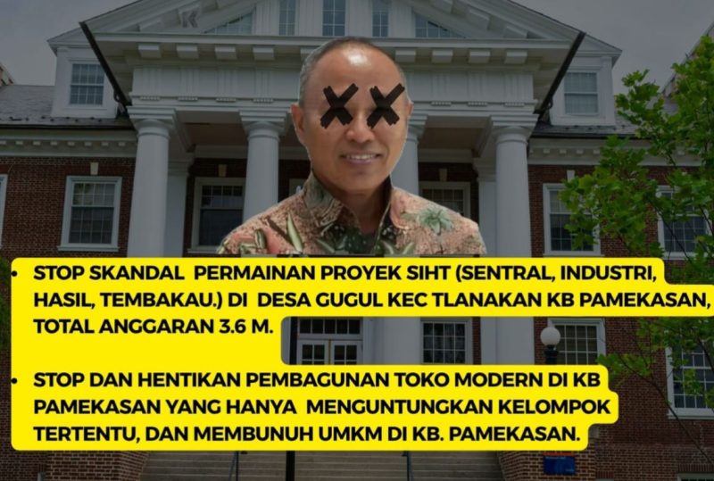 Flayer Demo Forkot Pamekasan.