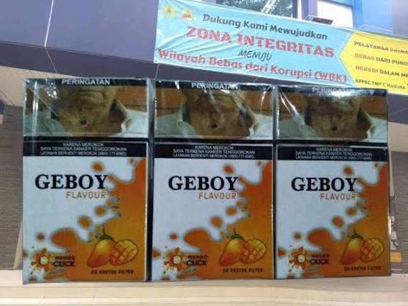 Rokok Ilegal Geboy.
