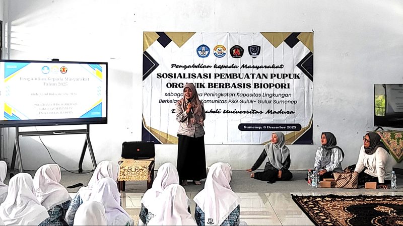 UNIRA Edukasi Warga Guluk-Guluk Soal Biopori, Dorong Pengelolaan Sampah Berkelanjutan.