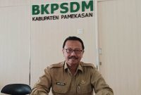 Kepala Badan Kepegawaian dan Pengembangan Sumber Daya Manusia (BKPSDM) Pamekasan, Saudi Rahman.