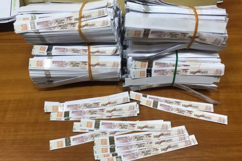 Pita cukai rokok. Foto: Antara.