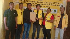 Dua figur resmi mendaftarkan diri sebagai bakal calon Ketua Dewan Pimpinan Daerah (DPD) Partai Golongan Karya (Golkar) Kabupaten Pamekasan untuk periode 2025–2030. Keduanya adalah Djohan Susanto dan Imam Syafii Yahya.
