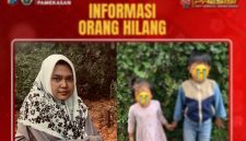 Papan Informasi orang hilang yang diterbitkan Polres Pamekasan.