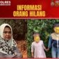Papan Informasi orang hilang yang diterbitkan Polres Pamekasan.