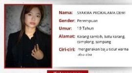 Seorang gadis cantik bernama Syakira Prokalama Dewi (19) warga Dusun Karang Sambih, Desa Batu Karang, Camplong sampang, dilaporkan menghilang.
