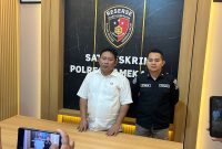 Polres Pamekasan saat konferensi pers.