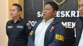 Kasatreskrim Polres Pamekasan AKP Yoyok Hardianto (tengah).