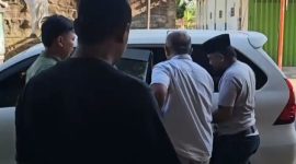 Mantan anggota DPRD Sumenep saat ditangkap Polres Pamekasan.