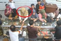 Hasil tangkapan layar dalam video viral.