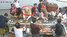 Hasil tangkapan layar dalam video viral.