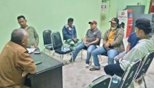 Formaasi saat audiensi di Dispendukcapil Pamekasan.