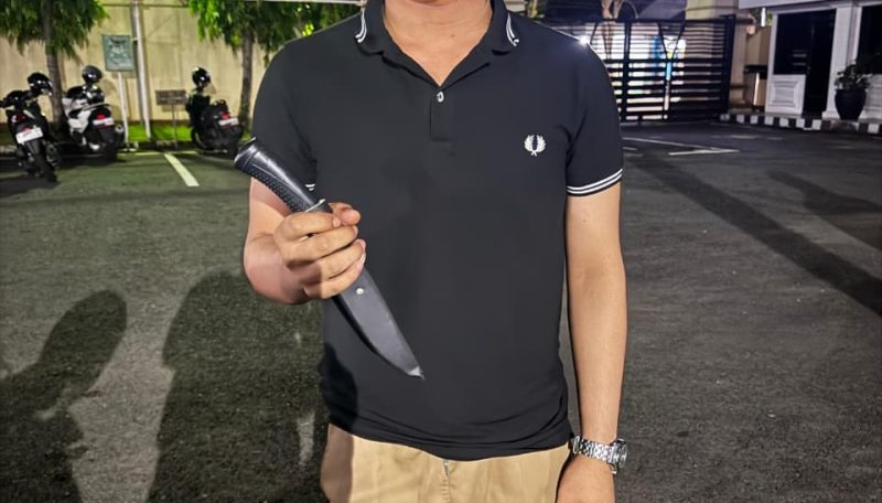 Bawa Sajam di Jok Motor, Pemuda Sampang Diringkus Polres Pamekasan.