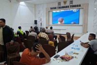 Suasana di Mako Polres Pamekasan.