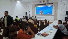 Suasana di Mako Polres Pamekasan.