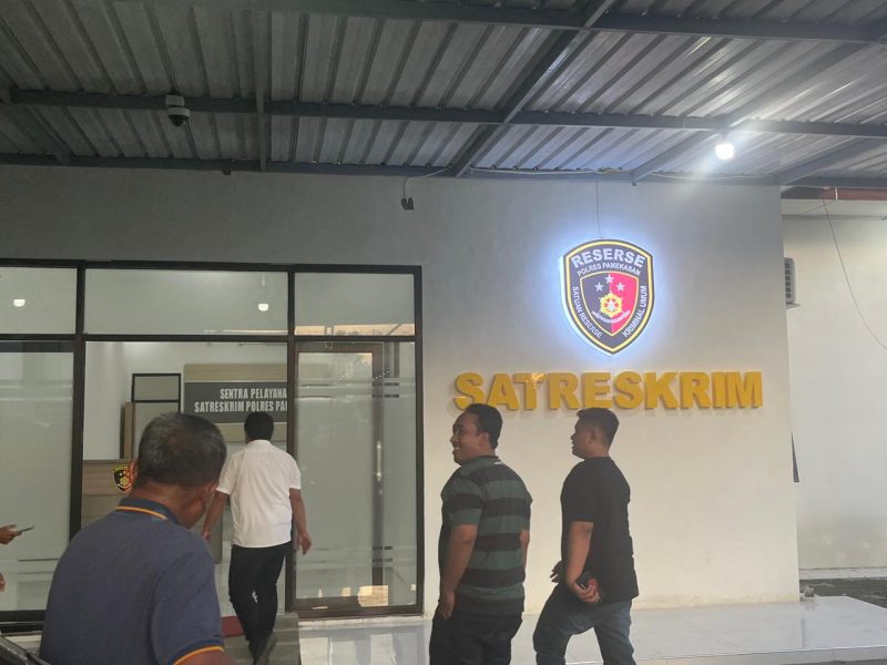 Suasana Polres Pamekasan.