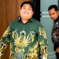 Korwil BGN Pamekasan Hariyanto usai diperiksa penyidik.
