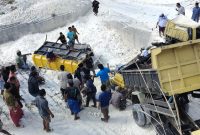 Di Jurang Galian C Ilegal Lesong Daya Pamekasan, Dump Truk Alami Kecelakaan, Ini Kata Polisi.