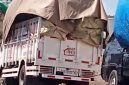 Tangkapan layar video mobil kopdes dibuat angkut tembakau.