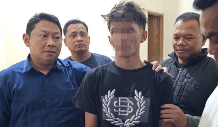 Pelaku pembacokan ditangkap.