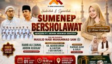 Sumenep Madura Bersholawat, PT Arinna Makmur Sentosa Datangkan Tokoh Nasional di Perayaan Maulid.