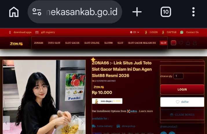 Waduh! Website PPID Pemkab Pamekasan Jadi Portal Judi Online