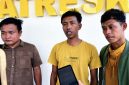 Aktivis saat mengadukan ke Polres Pamekasan.