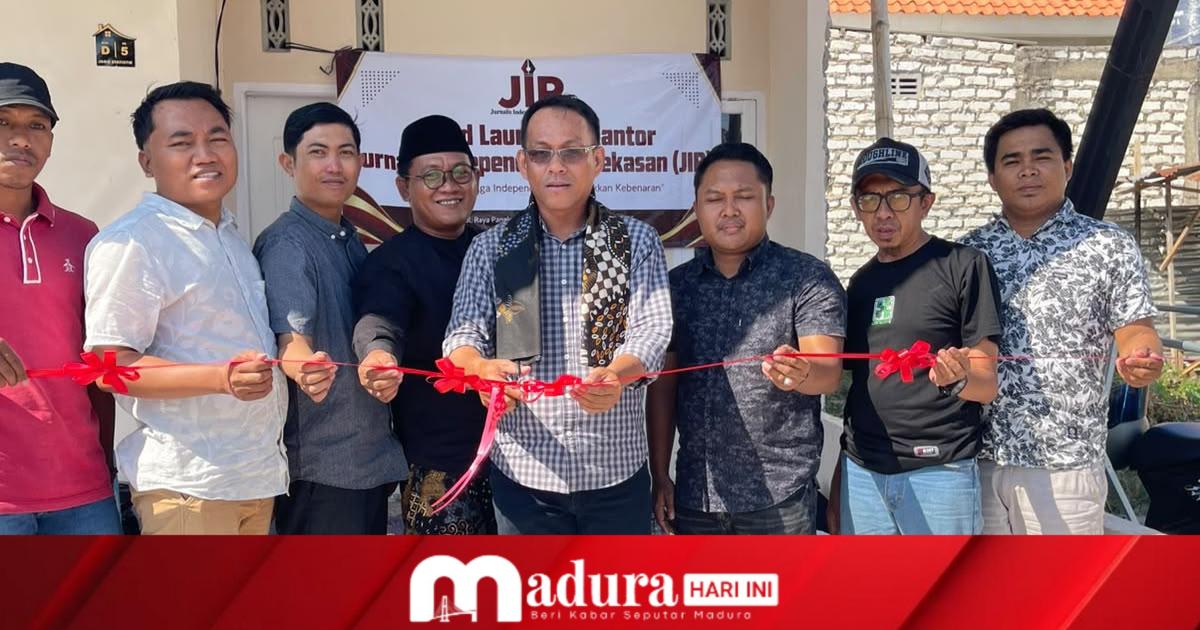 Pengacara sekaligus Pembina Resmikan Kantor Jurnalis Independen Pamekasan