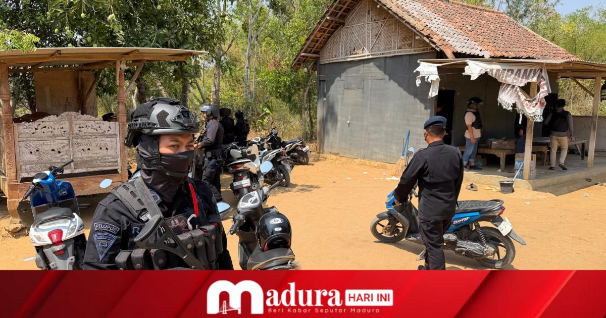 Gerebek Sarang Narkoba di Proppo, Polres Pamekasan Kejar Terduga Pelaku